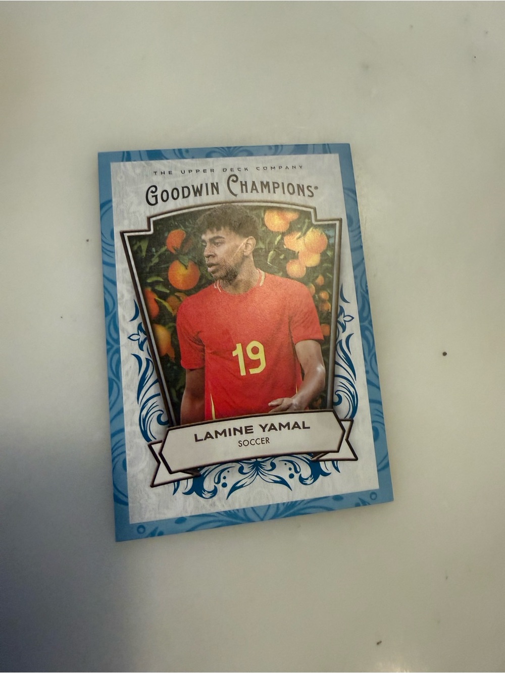 Lamine Yamal Soccer Trading Card - Red